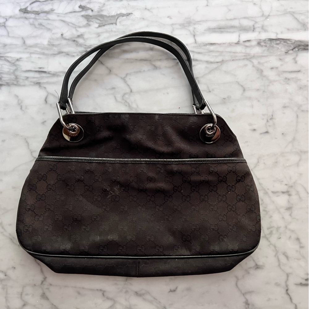 Black Gucci Tote Bag